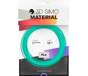 3DSimo Filament FLUORESCENT modrý & zelený 15m