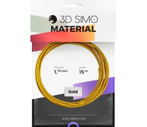 3DSimo Filament REAL GOLD - zlatá 15m