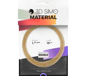 3DSimo Filament MARBLE - zlatá 15m