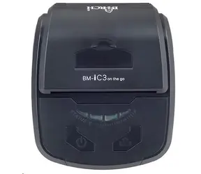 Birch BM-i03 černá / pokladní / 80mm / Mobilní termotiskárna / 203dpi / BT / USB / pouzdro 