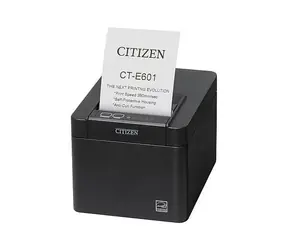 Citizen CT-E601 BT černá / pokladní / 83mm / Termotiskárna / 203dpi / USB & BT / řezačka