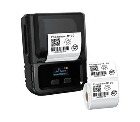 Phomemo Přenosná tiskárna štítků M120 černá / 203 dpi / termotiskárna / Bluetooth / USB-C