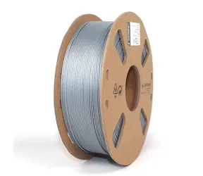 Gembird Filament 3DP-PLA+1.75-02-S / PLA PLUS  / 1,75 mm / 1 kg / stříbrná
