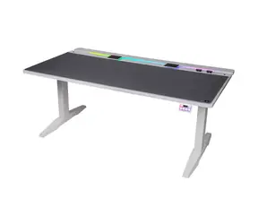 Thermaltake G700 RGB Gaming Desk herní stůl bílá / elektricky nastavitelná výška 61-125 cm