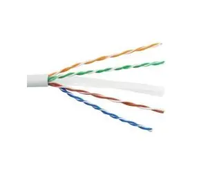 PremiumCord UTP CAT6 100m / TP kabel 4x2 / 24AWG / lanko / čistá měď / šedá