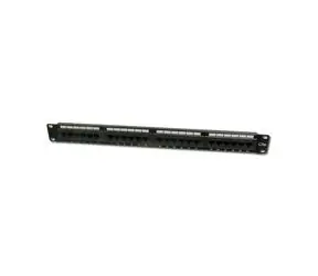 DIGITUS Patch panel,CAT5E,19",24xUTP RJ45,černá