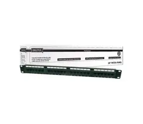 DIGITUS Patch panel, CAT6,19",24xUTP RJ45