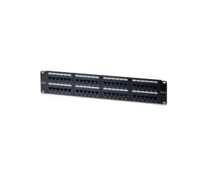 DIGITUS Patch panel, CAT6 19",48xRJ45,černý