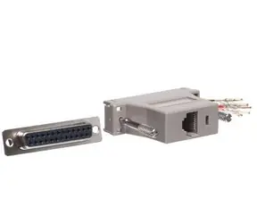 PremiumCord Redukce 25F-RJ45 zásuvka