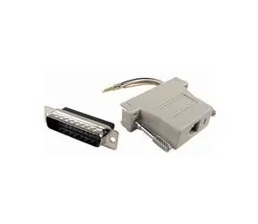 PremiumCord Redukce 25M-RJ45 zásuvka