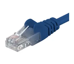 PremiumCord UTP CAT6 0.5m / Patch kabel / RJ45-RJ45 / modrá