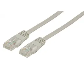 PremiumCord UTP CAT5E 0.25m šedá / Patch kabel / RJ45-RJ45