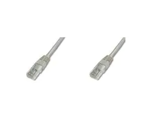 PremiumCord UTP CAT5E 1m křižený / Patch kabel / RJ45-RJ45 / šedá