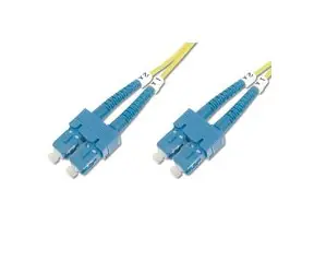 DIGITUS Fiber Optic Patch Cord, SC to SC Singlemode 09/125 µ, Duplex Length 2m