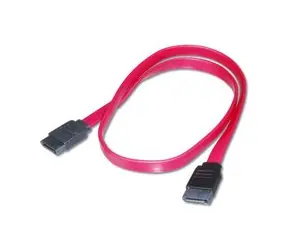 PremiumCord 0,75m datový kabel SATA150/300 červený