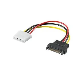 PremiumCord Napájecí redukce Molex 5.25" F - S-ATA M