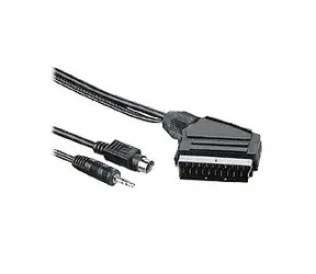 PremiumCord Kabel SCART-S-video+sjack3.5"5m+kondenz.