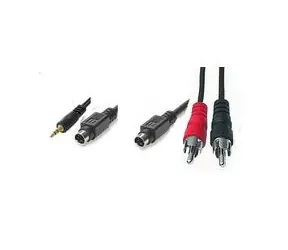PremiumCord Kabel S-Video+3,5Jack-S-Video+2xCINCH 5m