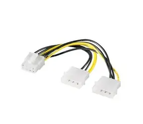 Premium-Cord Redukce napájecí 2x5.25" Molex - 8 pin pro PCI-E grafické karty