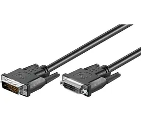 PremiumCord DVI-D prodlužovací kabel,dual-link,DVI(24+1),MF, 10m