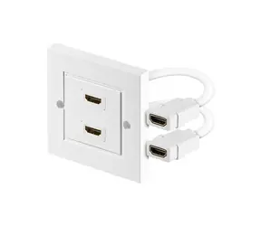 PremiumCord HDMI zásuvka v panelu 2x HDMI A - HDMI A  Female/Female