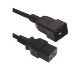 PremiumCord Kabel síťový prodlužovací  230V 16A 3m, konektory IEC 320 C19 - IEC 320 C20