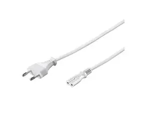 PremiumCord Kabel síťový 230V k magnetofonu 3m bílý