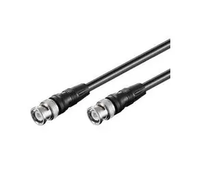 PremiumCord BNC kabel pro audio/video 75 Ohm 1m M/M