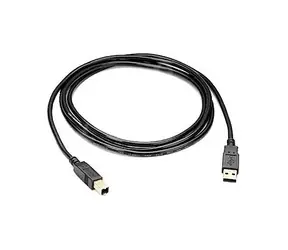 PremiumCord USB 2.0 kabel A-B, 1m barva černá
