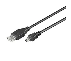 PremiumCord Kabel USB, A-B mini, 5pinů, 2m
