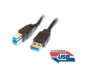 PremiumCord USB 3.0 kabel A<->B propojovací 3m / Super-speed 5Gbps
