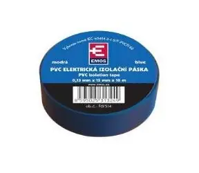 PremiumCord Izolační páska PVC 15/10 modrá