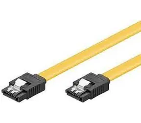 PremiumCord SATA III kabel s kovovou západkou 0.5m