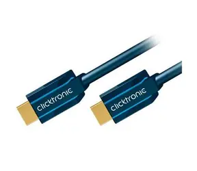 ClickTronic HQ OFC kabel HDMI High Speed s Ethernetem, zlacené kon., 3D, 12.5m
