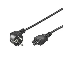 PremiumCord Kabel síťový 230V k notebooku 1m, trojlístek "Mickey Mouse"