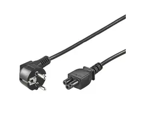 PremiumCord Kabel síťový 230V k notebooku 5m, trojlístek "Mickey Mouse"