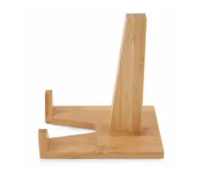 Compactor Bamboo Držák na tablet z bambusového dřeva / 9 x 12 x 13 cm