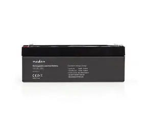 Nedis Dobíjecí olověný akumulátor / Olověné / Dobíjecí / 12 V / 2000 mAh