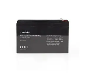 Nedis Dobíjecí olověný akumulátor / Olověné / Dobíjecí / 12 V / 7200 mAh