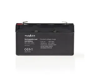 Nedis Dobíjecí olověný akumulátor / Olověné / Dobíjecí / 6 V / 1200 mAh