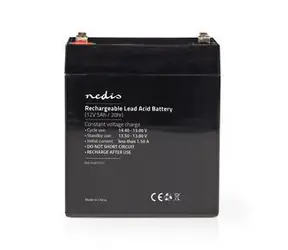 Nedis Dobíjecí olověný akumulátor / Olověné / Dobíjecí / 12 V / 5000 mAh