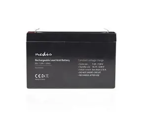 Nedis Dobíjecí olověný akumulátor / Olověné / Dobíjecí / 6 V / 7200 mAh