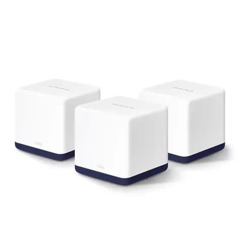 Mercusys Halo H50G(3ks) / Wi-Fi Mesh systém AC1900 / Dual-Band / 2.4GHz - 600Mbps / 5GHz - 1300Mbps / 3x GLAN