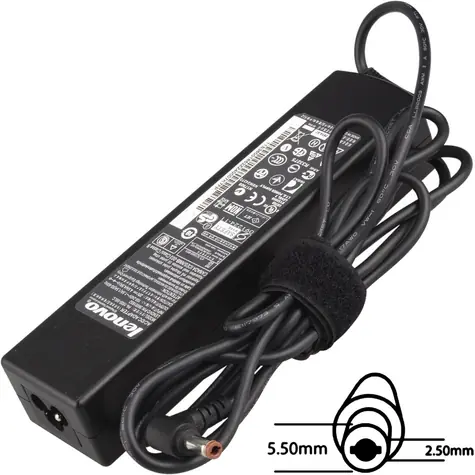 Lenovo originální adaptér 90W / Adaptér pro notebooky / 20V / 5,5×2,5 mm