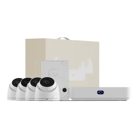 Ubiquiti UNVR-Instant-Kit / NVR sada / 4× G5 Turret Ultra 4MP / IP66 / IR 30 m / 1TB HDD / PoE