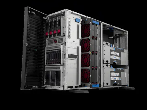 HPE ProLiant ML350 Gen12 / Tower server / Intel Xeon 6505P 12-Core 2.2GHz / 64GB DDR5 ECC / 2x960GB SSD / 2x1000W