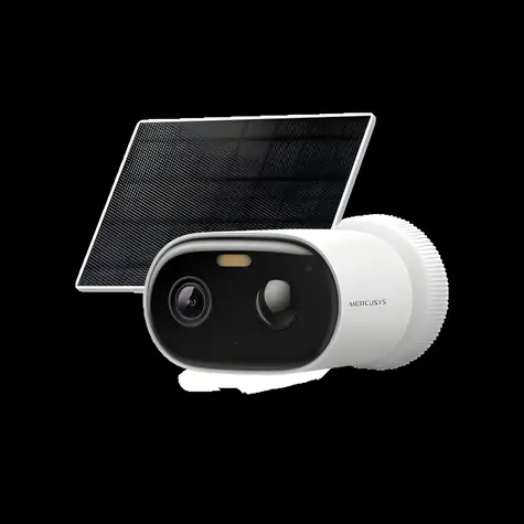 Mercusys MC410 KIT / Sada bezpečnostní kamery se solárním panelem / 2304 × 1296 / Wi-Fi / IP65 / noční vidění 10 m