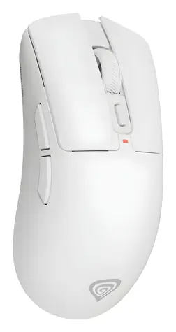 Genesis Zircon 880 PRO bílá / Herní bezdrátová myš / 30 000 DPI / 8000 Hz / 6 tlačítek / USB + Bluetooth