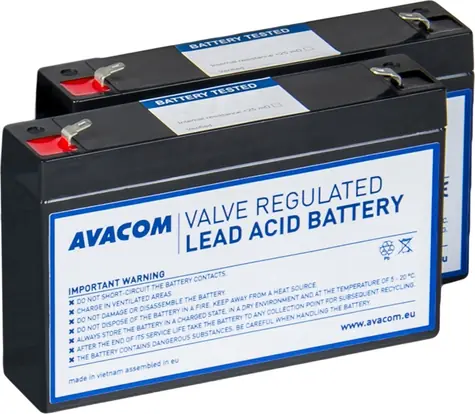 AVACOM RBC18 / Kit pro renovaci baterie UPS / 2 ks / 8 Ah / VRLA