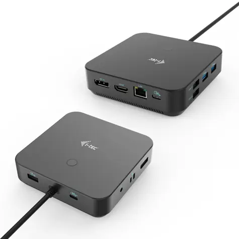 i-tec USB-C HDMI + Dual DP Docking Station / Dokovací stanice / PD 100W / 3x 4K / RJ-45